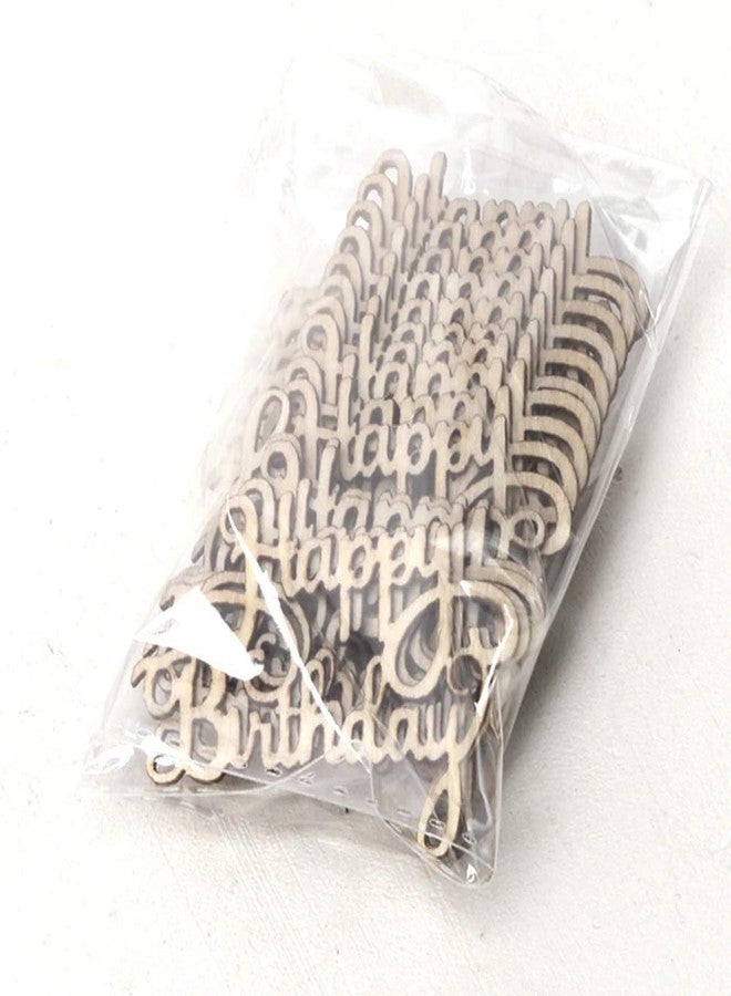orgner Wood Happy Birthday Laser Cut Slice Hanging Home Decor Ornament - Image 4